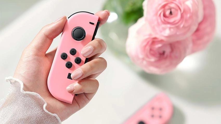 دسته بازی جوی کان Joy Con برای Nintendo Switch - صورتی