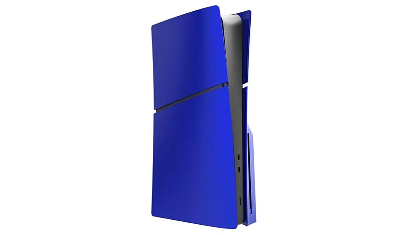 فیس پلیت PS5 Slim Standard Faceplate طرح Cobalt Blue - آبی