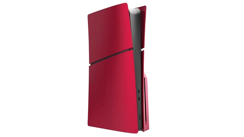 فیس پلیت PS5 Slim Standard Faceplate طرح Volcanic Red - قرمز