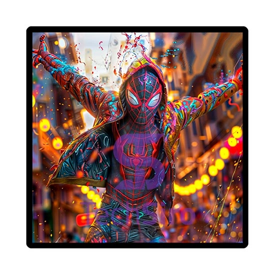 تابلو اسپایدرمن Spider-Man سایز 40*40 سانتی مدل 4