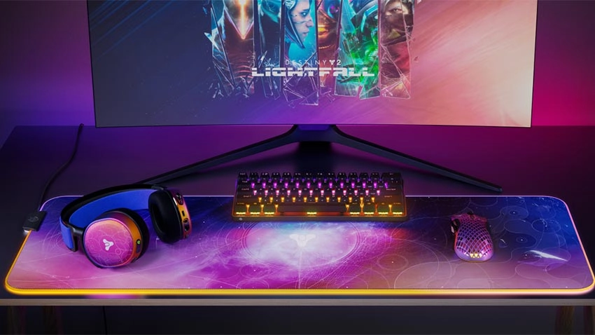 ماوس پد گیمینگ استیل سریز SteelSeries QcK Prism XL Destiny 2: Lightfall Edition