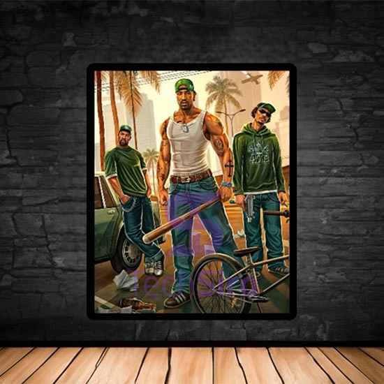 تابلو GTA San Andreas سایز 40*50 سانتی