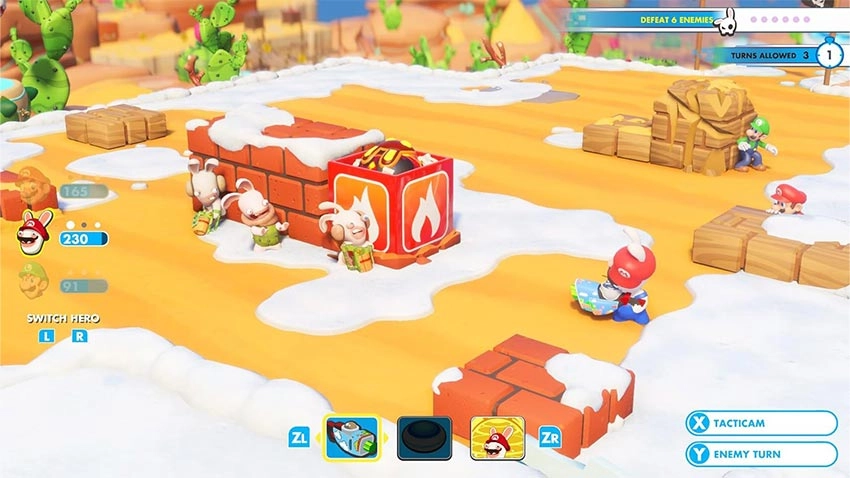 بازی Mario + Rabbids Kingdom Battle برای Nintendo Switch