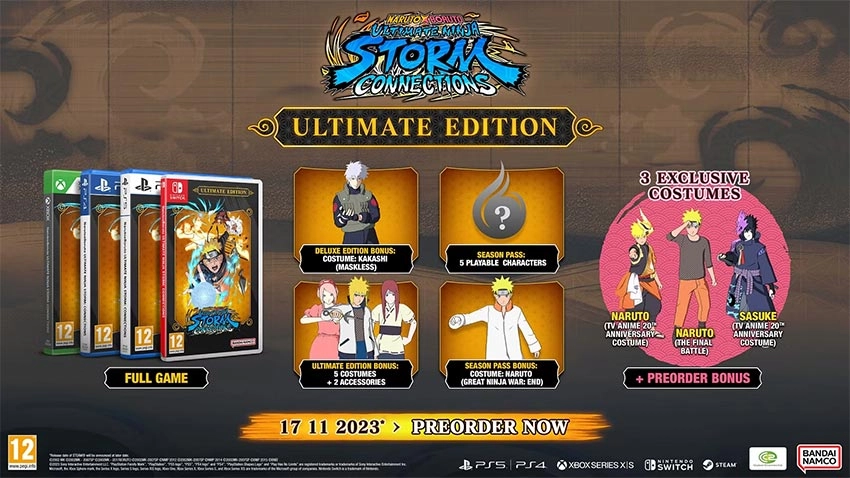 بازی Naruto x Boruto Ultimate Ninja Storm Connections نسخه Ultimate Edition برای Nintendo Switch