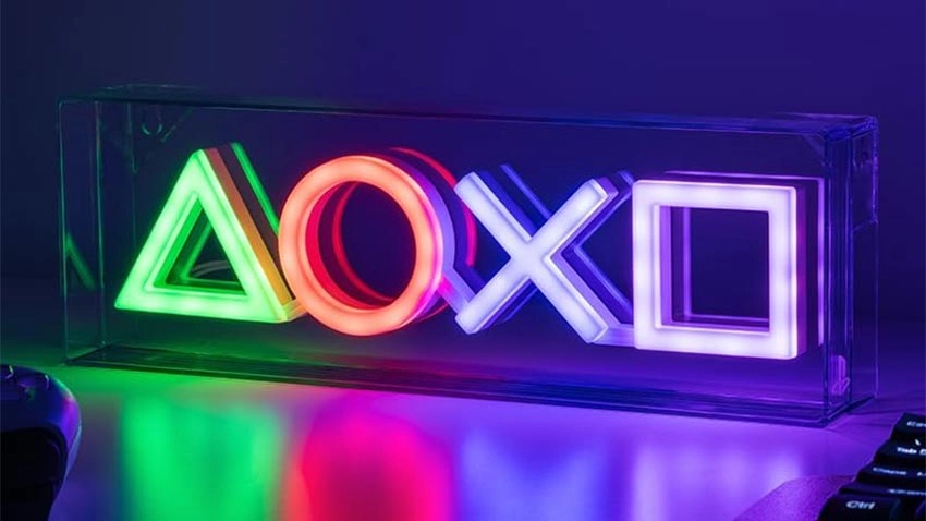 لامپ رومیزی نئونی پالادون Paladone LED Neon Light طرح Playstation