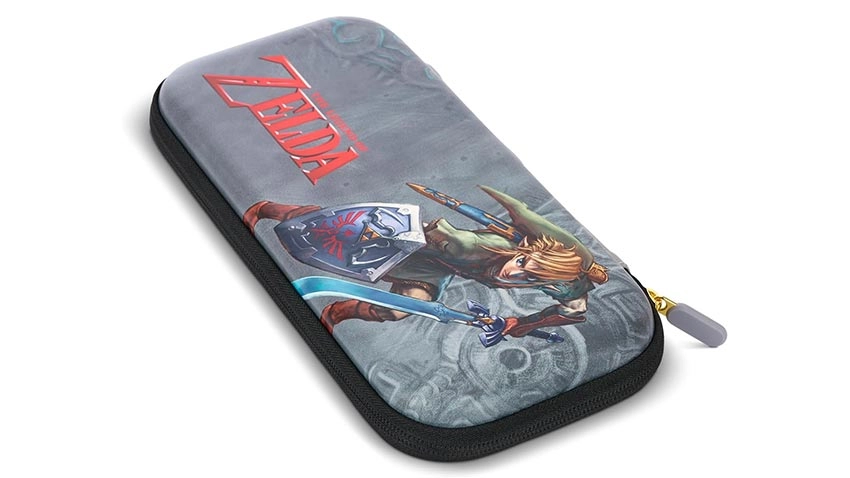 کیف حمل PowerA Slim Case طرح Zelda Intrepid Link برای Nintendo Switch