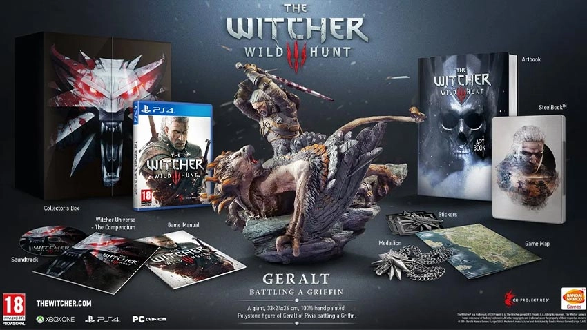 کالکتور بازی The Witcher 3: Wild Hunt Collectors Edition برای PS4