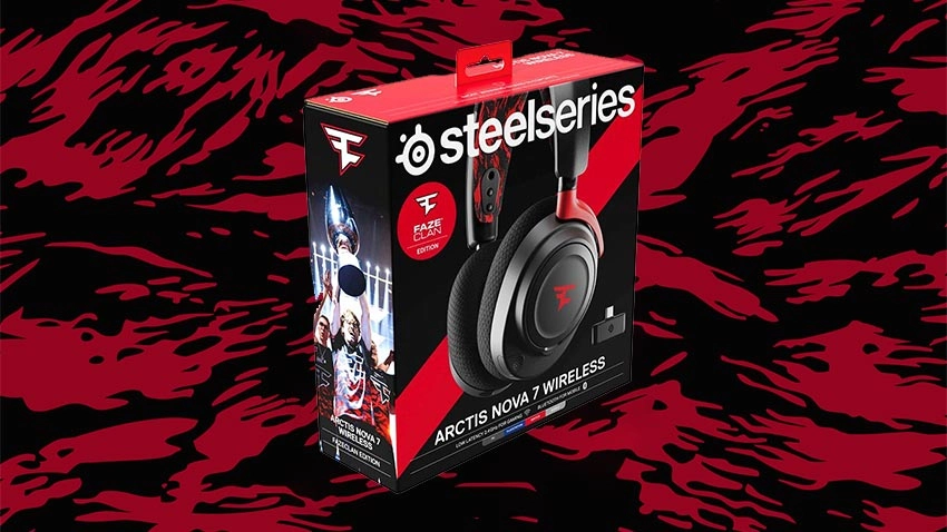 هدست بی سیم استیل سریز SteelSeries Arctis Nova 7 Wireless FaZe Clan Edition