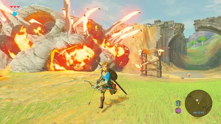 بازی کارکرده The Legend of Zelda: Breath of the Wild برای Nintendo Switch