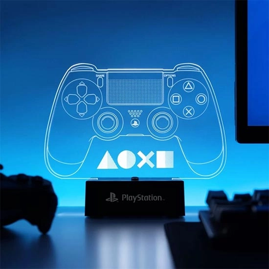 لامپ رومیزی پالادون طرح دسته بازی دوال شاک Paladone Playstation 4 Controller Light