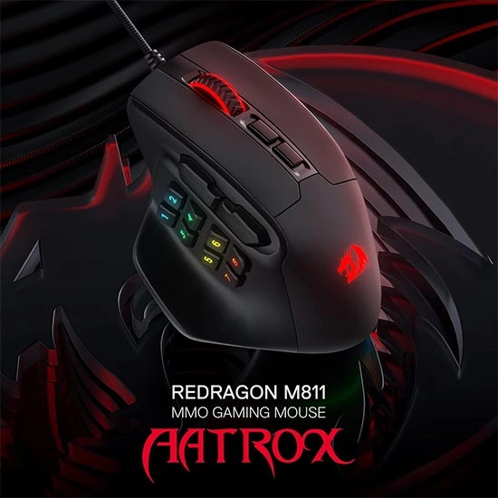 ماوس گیمینگ ردراگون Redragon Aatrox M811 RGB - مشکی