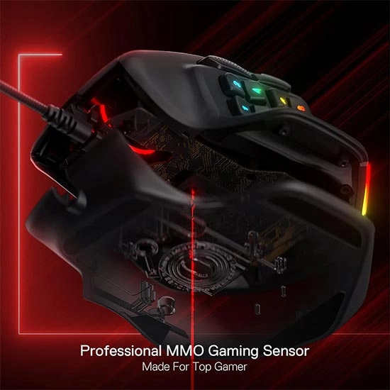 ماوس گیمینگ ردراگون Redragon Aatrox M811 RGB - مشکی