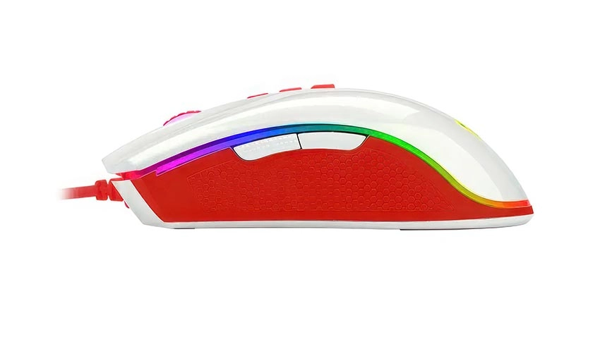 ماوس گیمینگ ردراگون Redragon COBRA M711C RGB - سفید قرمز