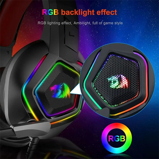 هدست گیمینگ ردراگون Redragon H280 Medea RGB - مشکی