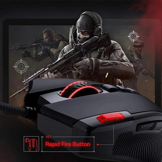 ماوس گیمینگ ردراگون Redragon Predator M612 - مشکی