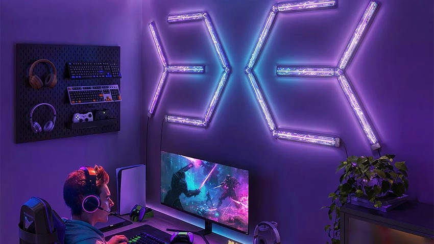 چراغ دیواری هوشمند گووی 8 تیکه Govee x Evangelion Gaming Wall Light