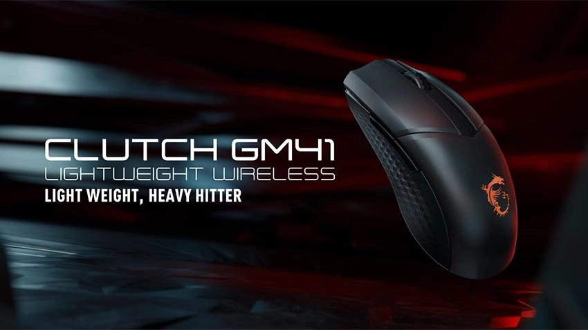 ماوس بی سیم گیمینگ ام اس ای MSI Clutch GM41 Lightweight Wireless