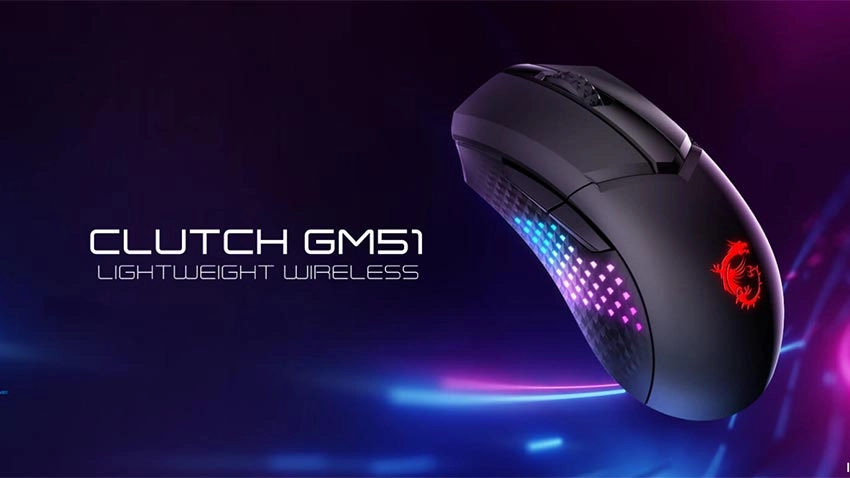 ماوس بی سیم گیمینگ ام اس ای MSI Clutch GM51 Lightweight Wireless