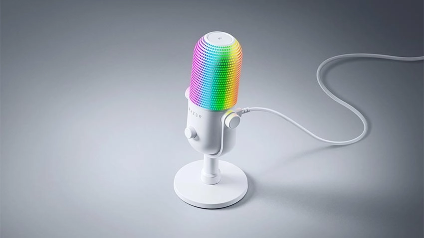 میکروفون استریم ریزر Razer Seiren V3 Chroma - سفید