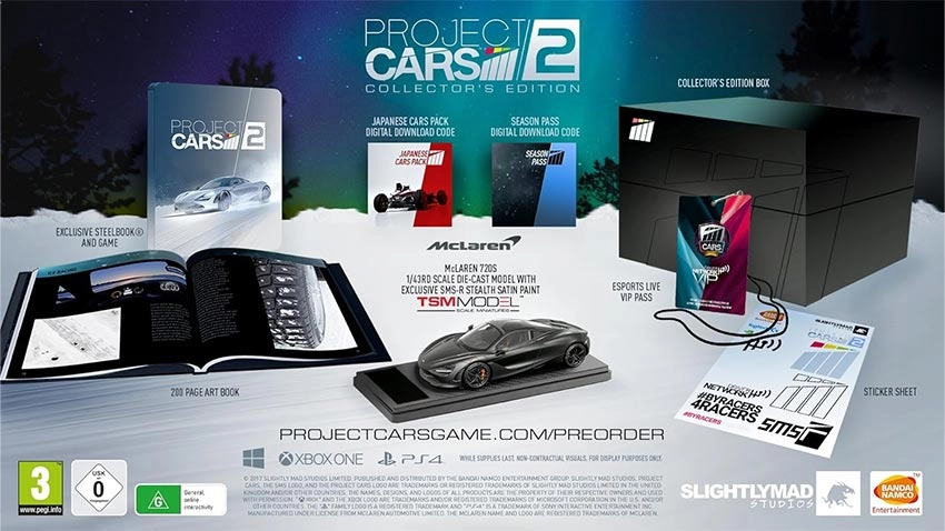 کالکتور بازی Project Cars 2 Collectors Edition برای PS4