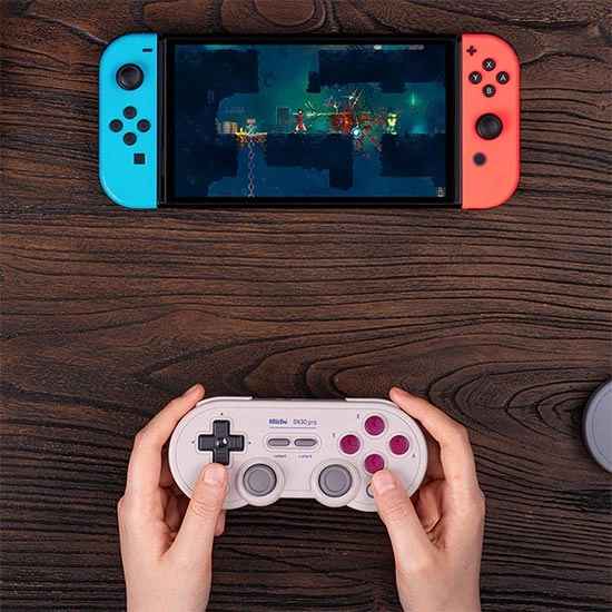 دسته بازی بی سیم ایت بیت دو 8Bitdo Sn30 Pro Wireless نسخه G Classic Edition