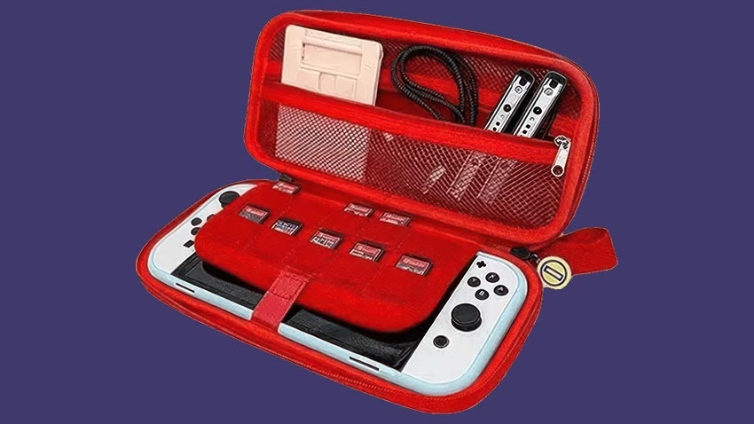 کیف حمل ZHUANGYUN Travel Case طرح Mario برای Nintendo Switch