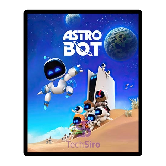 تابلو آسترو بات Astro Bot سایز 40*50 سانتی