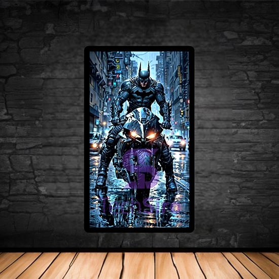 تابلو بتمن Batman Ride سایز 40*70 سانتی