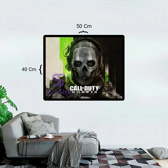 تابلو کال اف دیوتی Call of Duty Ghosts سایز 40*50 سانتی