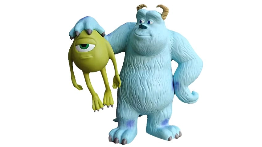 اکشن فیگور سالیوان و مایکی Disney Monster Inc Sulley and Mike