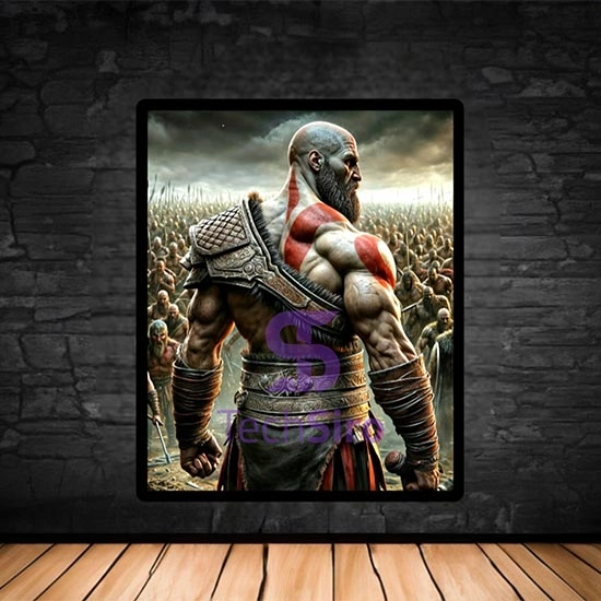 تابلو کریتوس God of War Kratos سایز 40*50 سانتی مدل 7