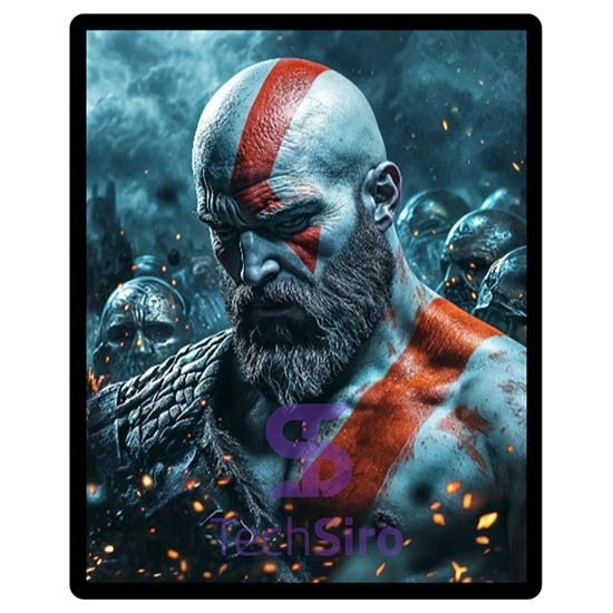 تابلو کریتوس God of War Kratos سایز 40*50 سانتی مدل 8