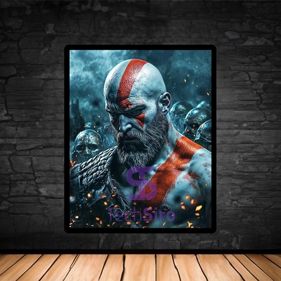 تابلو کریتوس God of War Kratos سایز 40*50 سانتی مدل 8