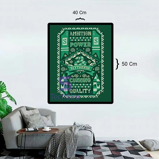 تابلو گروه اسلیترین Harry Potter Slytherin سایز 40*50 سانتی