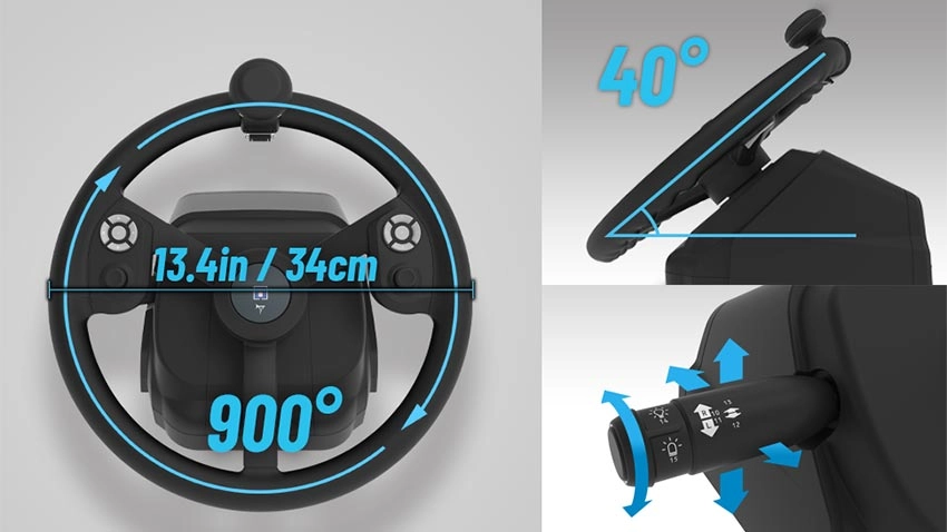 فرمان بازی هوری Hori Farming Vehicle Control System