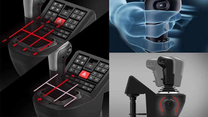 فرمان بازی هوری Hori Force Feedback Truck Control System