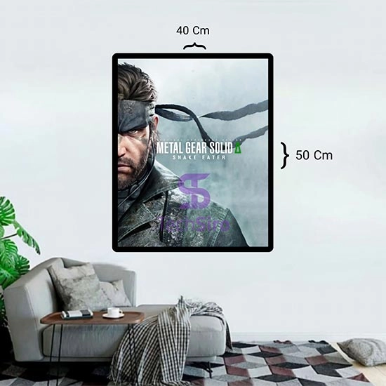 تابلو متال گر سولید Metal Gear Solid Delta Snake Eater سایز 40*50 سانتی