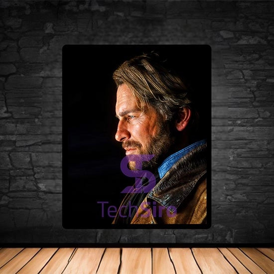 تابلو آرتور مورگان Red Dead Redemption 2 Arthur Morgan سایز 40*50 سانتی مدل 4