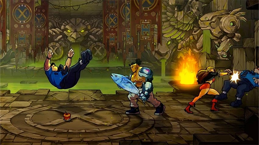 بازی کارکرده Streets Of Rage 4 نسخه Anniversary Edition برای PS4