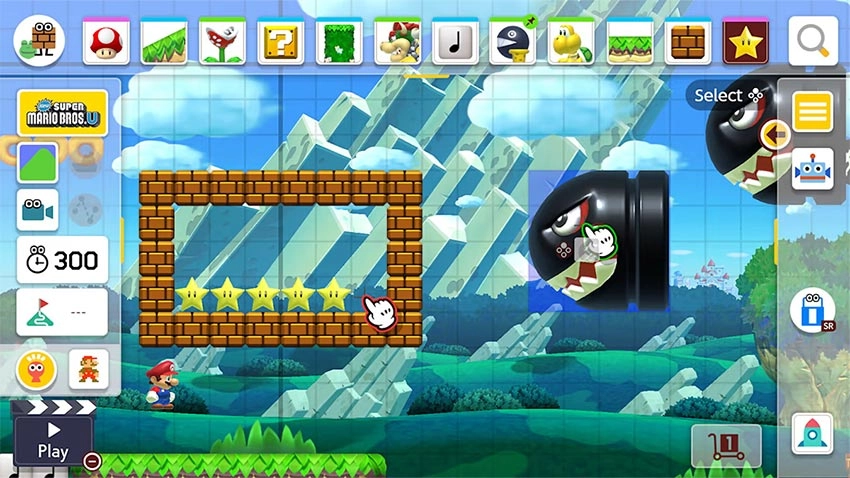 بازی کارکرده Super Mario Maker 2 برای Nintendo Switch