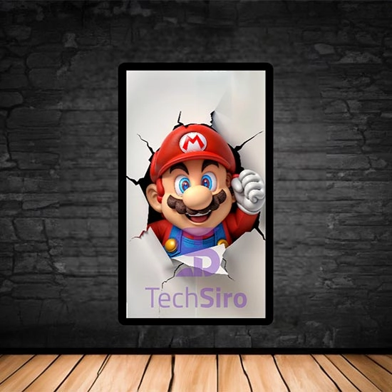 تابلو سوپر ماریو Super Mario سایز 40*70 سانتی