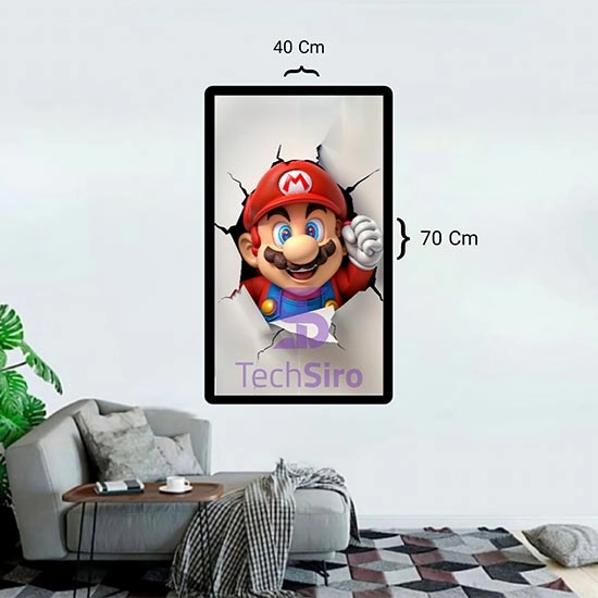 تابلو سوپر ماریو Super Mario سایز 40*70 سانتی