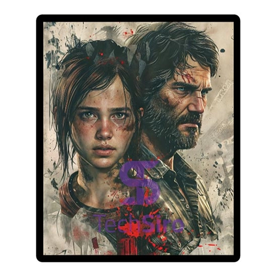 تابلو جوئل و الی The Last of Us Joel and Ellie سایز 40*50 سانتی
