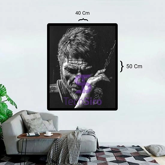 تابلو جوئل The Last of Us Joel سایز 40*50 سانتی مدل 2