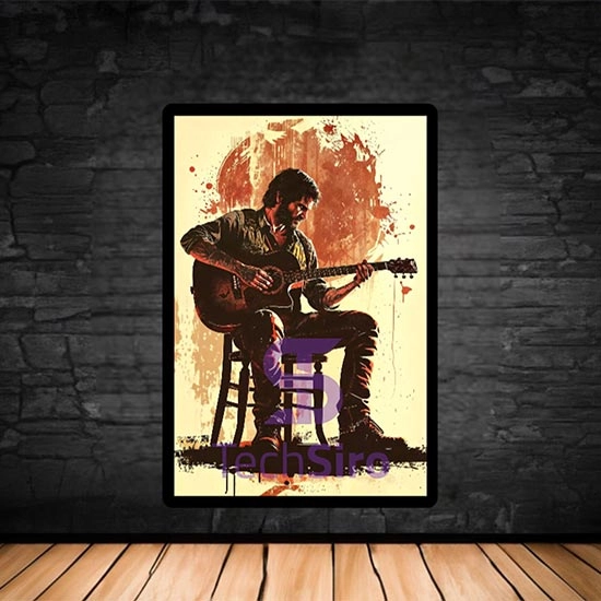 تابلو جوئل The Last of Us Joel سایز 40*70 سانتی مدل 4