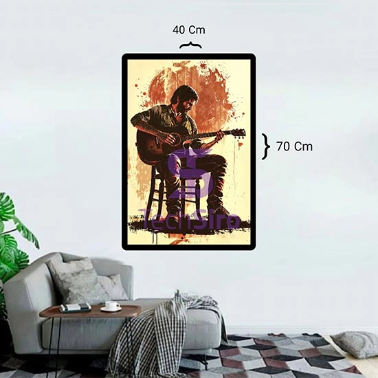 تابلو جوئل The Last of Us Joel سایز 40*70 سانتی مدل 4