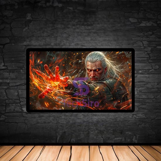 تابلو گرالت The Witcher Geralt سایز 40*70 سانتی مدل 2