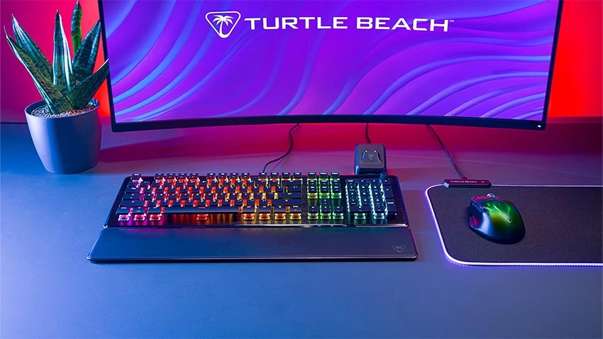 کیبورد گیمینگ Turtle Beach Vulcan II - مشکی - سوئیچ قرمز