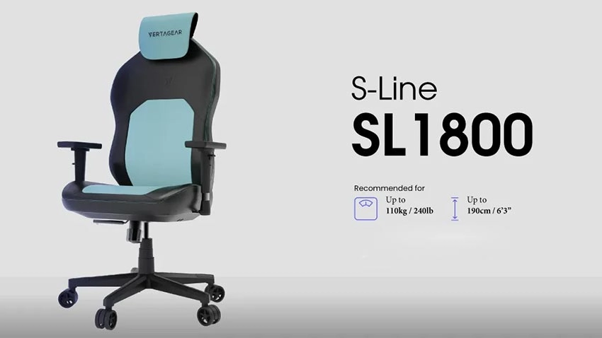 صندلی گیمینگ ورتاگیر Vertagear SL1800 - مشکی آبی