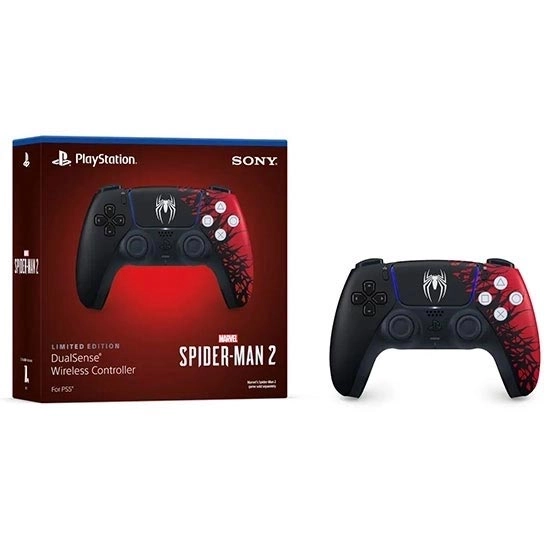 دسته بازی دوال سنس DualSense High Copy برای PS5 طرح Spider Man 2